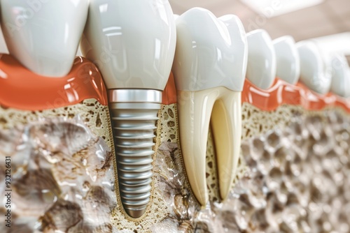 Dental Implant Close-up photo