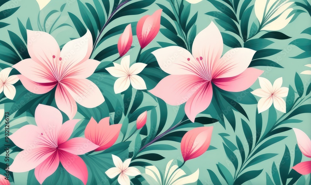 Beautiful pattern wallpaper with soft color Beautiful pattern wallpaper with soft color
