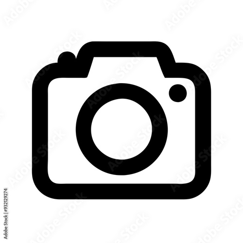 Camera outline icon vector for modern design