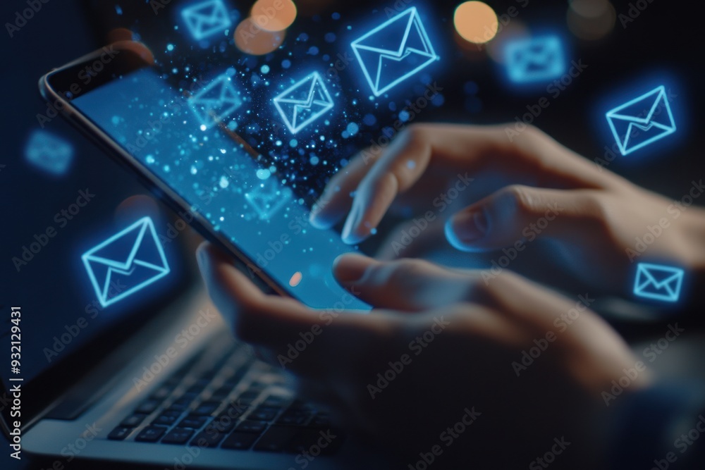 Email Notifications on a Smartphone Email Notifications on a Smartphone