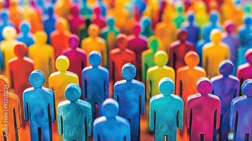 Wallpaper Mural Diversity, equity, inclusion and belonging concept. DEIB. DEI Torontodigital.ca