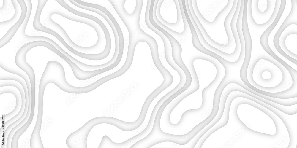White 3d papercut from topography vector design abstract background for desktop White 3d papercut from topography vector design abstract background for desktop