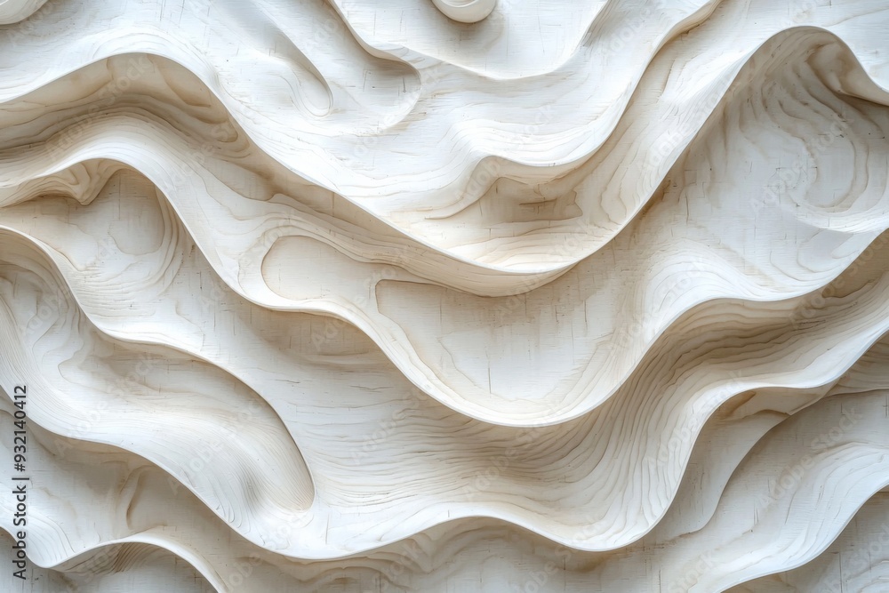 Abstract background of white plywood texture created with generative AI Abstract background of white plywood texture created with generative AI