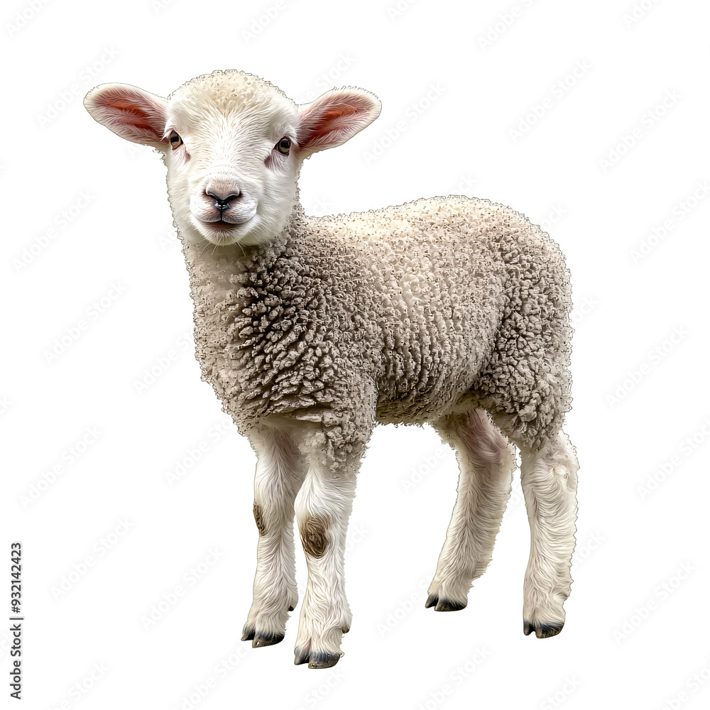 Fototapeta premium a close up of a sheep