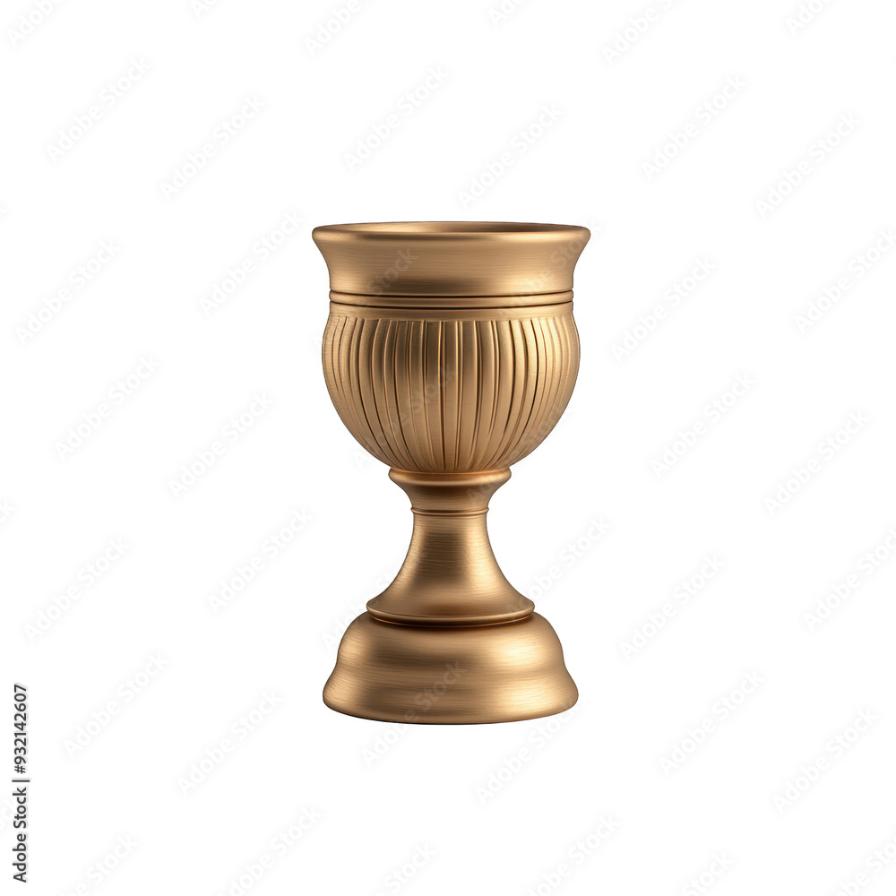 Elegant golden cup with intricate design ideal for decorative or ceremonial use. transparent background Elegant golden cup with intricate design ideal for decorative or ceremonial use. transparent background