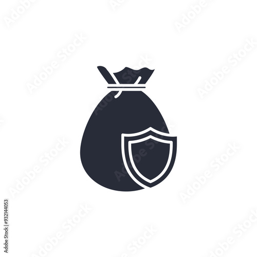 Income Protection icon vector illustration. Income Protection symbol isolated on white background