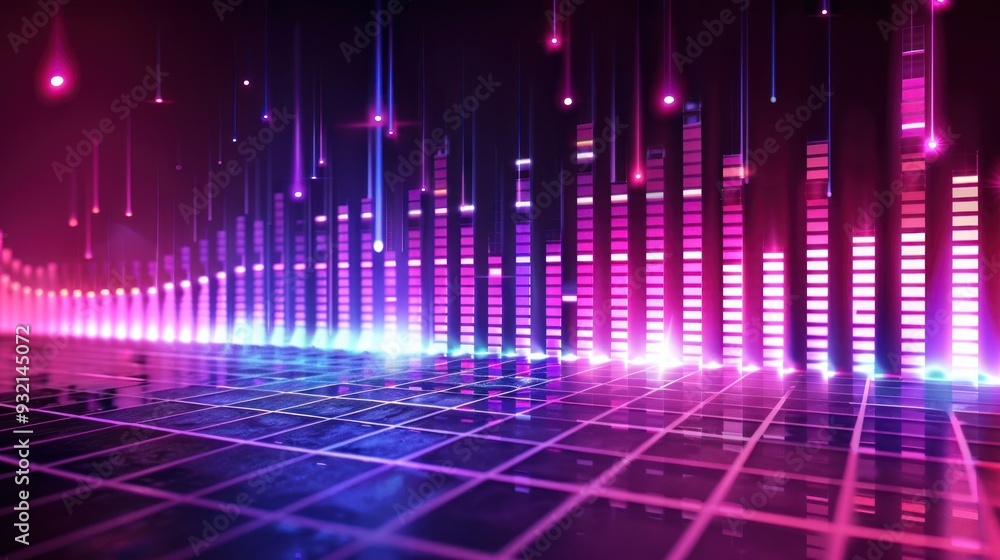 Abstract Audio Equalizer Bars Abstract Audio Equalizer Bars