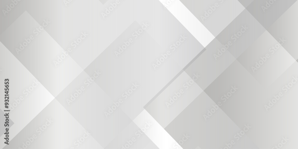 Obraz premium Abstract gray color rectangle and modern square shape background texture .Abstract seamless modern gray triangle transparent technology concept and geometric line vector background design .