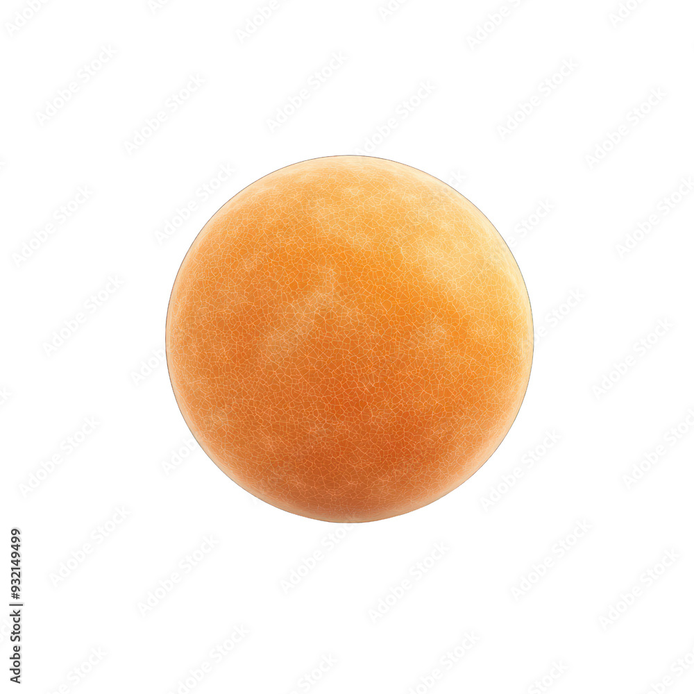 A beautifully textured orange sphere on a black background, perfect for artistic and abstract compositions. transparent background