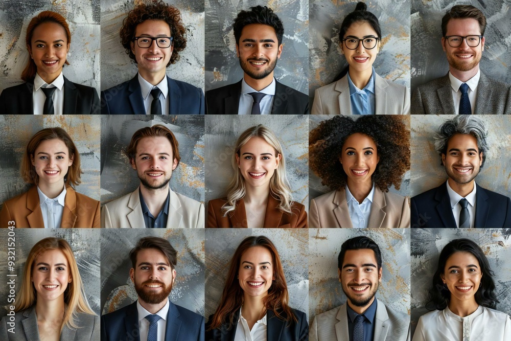 Collage of Diverse Avatar Portraits Featuring People's Headshots Collage of Diverse Avatar Portraits Featuring People's Headshots