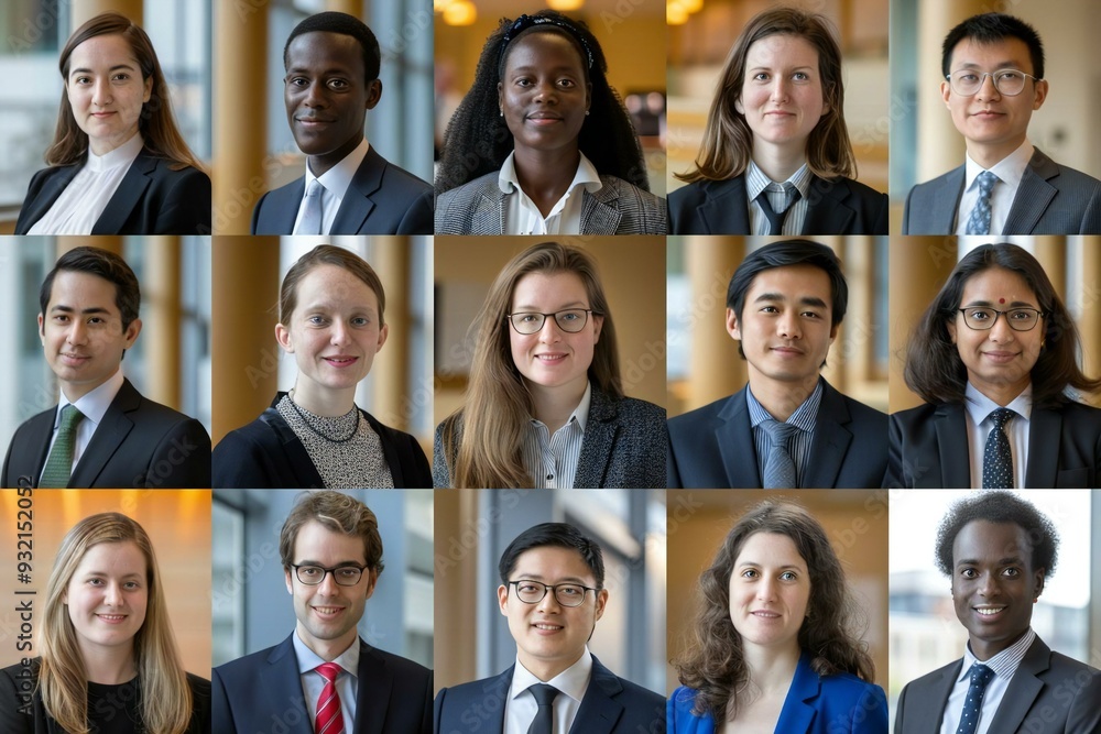 Collage of Diverse Individuals in a Professional Group Meeting Collage of Diverse Individuals in a Professional Group Meeting
