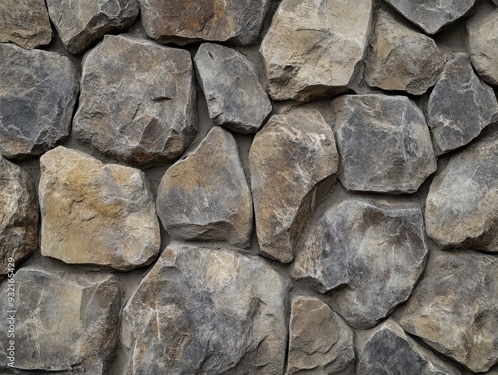 Old stone wall background, texture of natural rock surface with gray and beige colors Old stone wall background, texture of natural rock surface with gray and beige colors