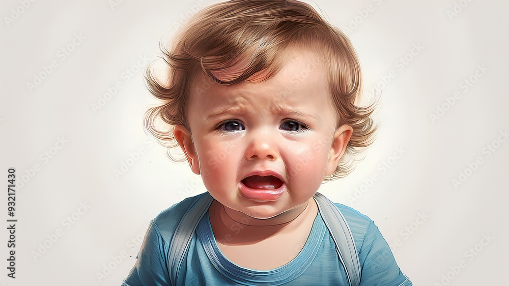 Little boy with sad grimace on face. Crying, sad child, close up isolated on white background. Little boy with sad grimace on face. Crying, sad child, close up isolated on white background.