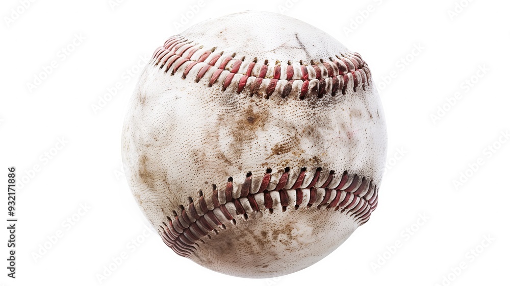 Baseball ball on a white background, isolate Baseball ball on a white background, isolate
