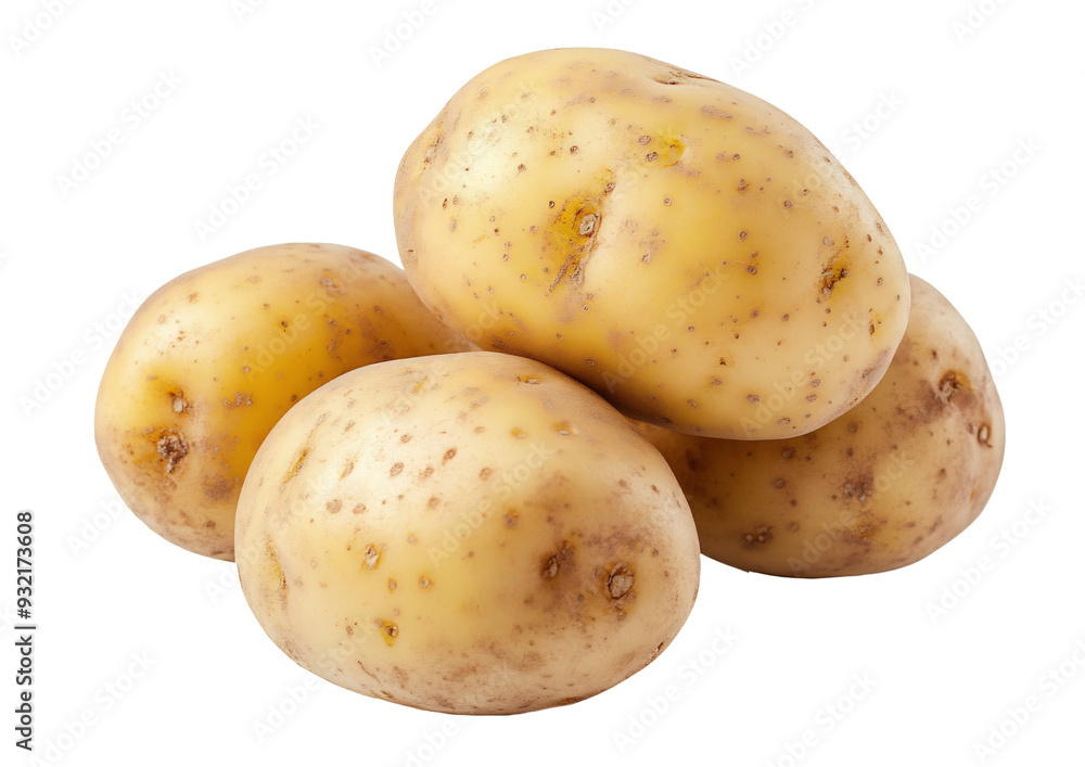 potatoes isolated on transparent background potatoes isolated on transparent background