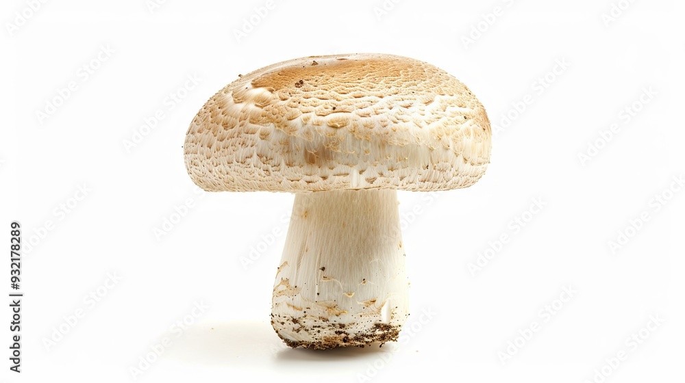 Champignon on a white background Champignon on a white background