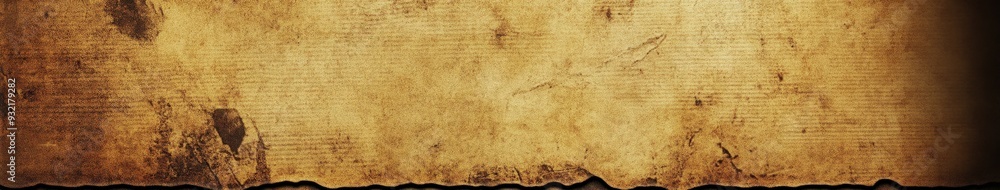 Fototapeta premium Old parchment with a worn texture and subtle details