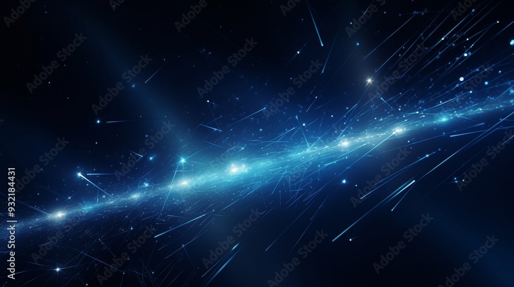 Abstract Digital Art: Futuristic Network Design Abstract Digital Art: Futuristic Network Design