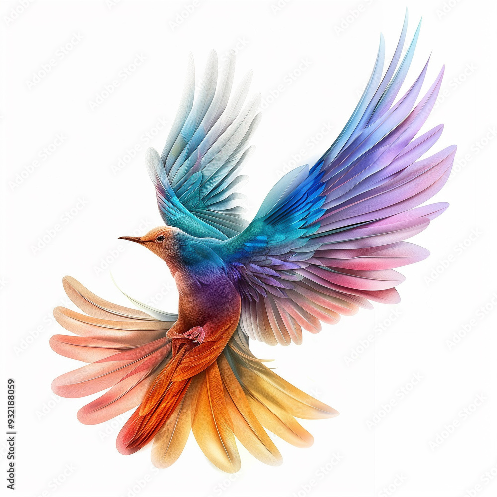 bird colorful wings flying nature art bright feathers artistic vibrant digital flight rainbow illustration abstract isolated animal wildlife fantasy design bird colorful wings flying nature art bright feathers artistic vibrant digital flight rainbow illustration abstract isolated animal wildlife fantasy design