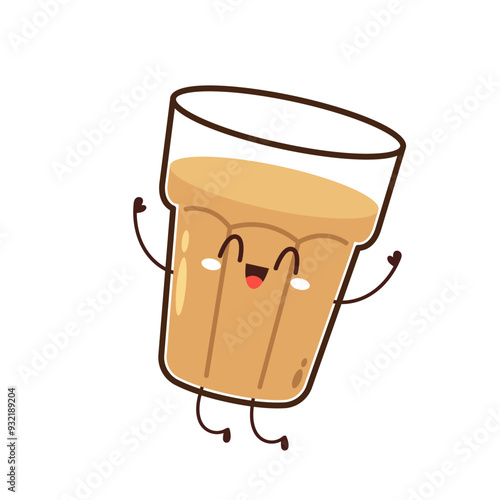 Indian hot drink vector. Indian chai icon. Chai is Indian drink. Kerala tea shop illustration vector eps. Indian Kerala roadside. Kerala tea shop line drawing. Kerala Old.