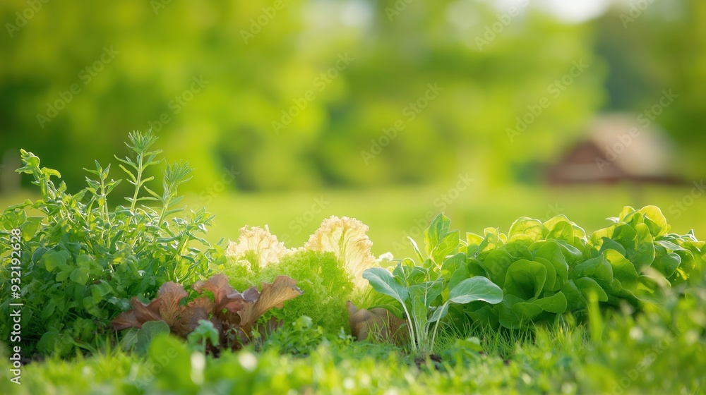 A vibrant biodynamic farm ecosystem with diverse plants and animals coexisting, showcasing natural, life-enhancing balance A vibrant biodynamic farm ecosystem with diverse plants and animals coexisting, showcasing natural, life-enhancing balance