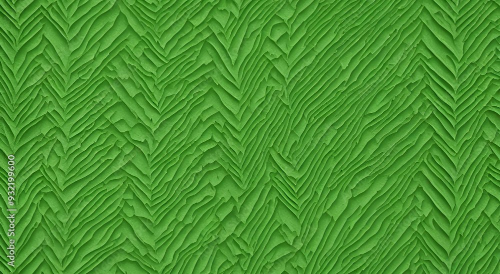Green Abstract Leaf Pattern With Textured Layers Green Abstract Leaf Pattern With Textured Layers