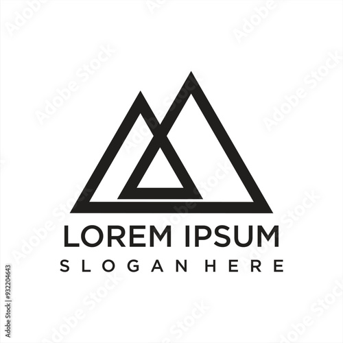 mountain logo design inspiration, minimalist, ideas, modern concept