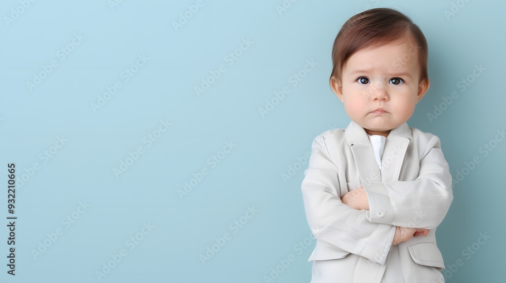 Portrait of a cute little businessman Portrait of a cute little businessman