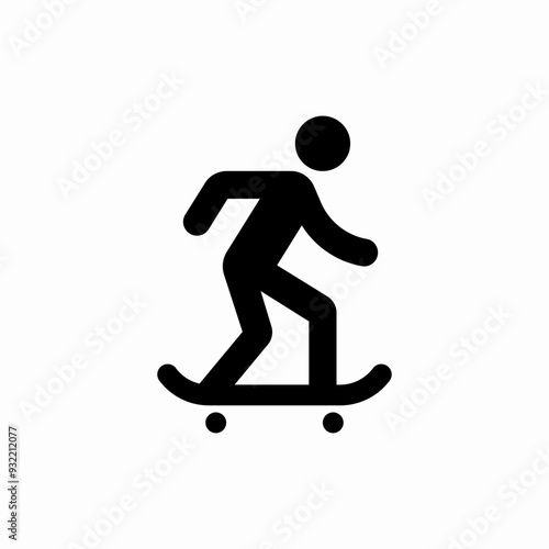 skateboard skateboarding sport icon sign