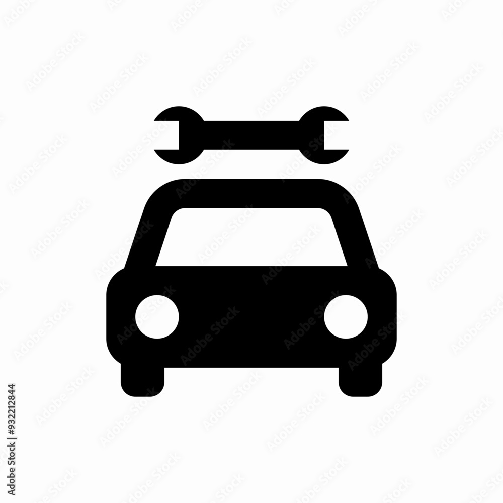 car service maintenance icon vector car service maintenance icon vector
