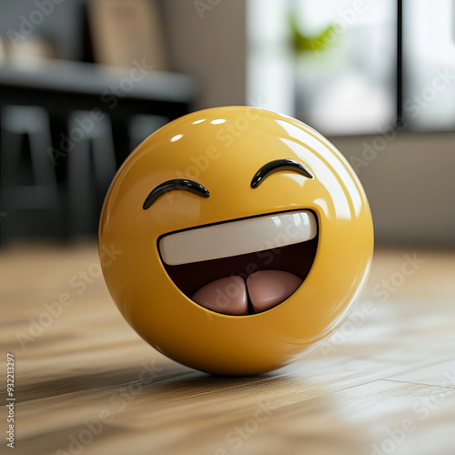 emoji rolling on the floor laughing