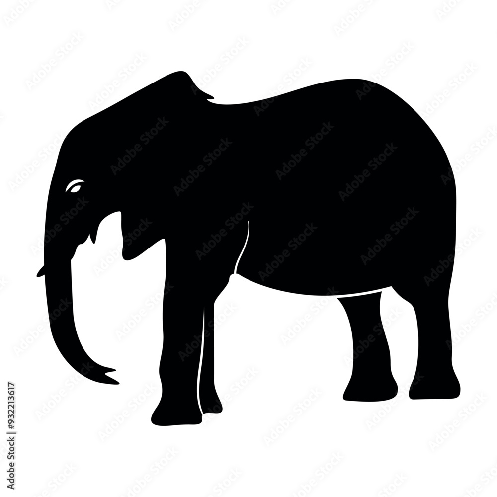 Set of Elephant Silhouettes. Silhouette of elephant. Elephant silhouette. Animal Elephant Silhouettes vector illustration Set of Elephant Silhouettes. Silhouette of elephant. Elephant silhouette. Animal Elephant Silhouettes vector illustration