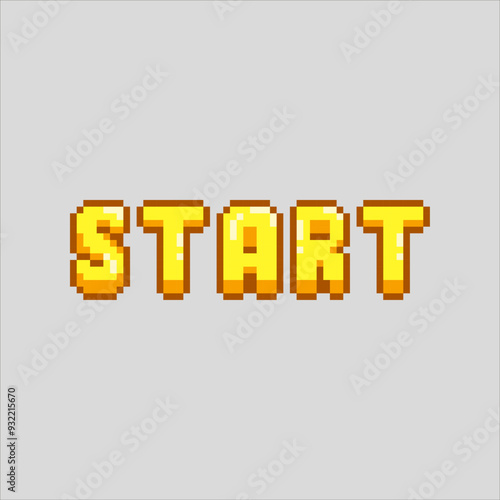 stard, pixel art video game letters