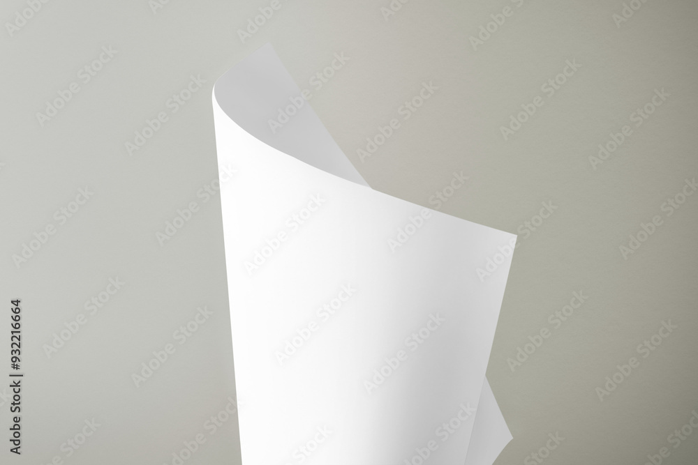 Fold poster png mockup, transparent design Fold poster png mockup, transparent design