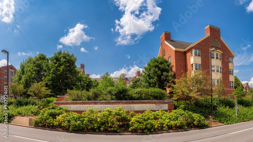 Panoramic view of the campus of Penn State University in sunny summer day, State College, Pennsylvania, USA. photo