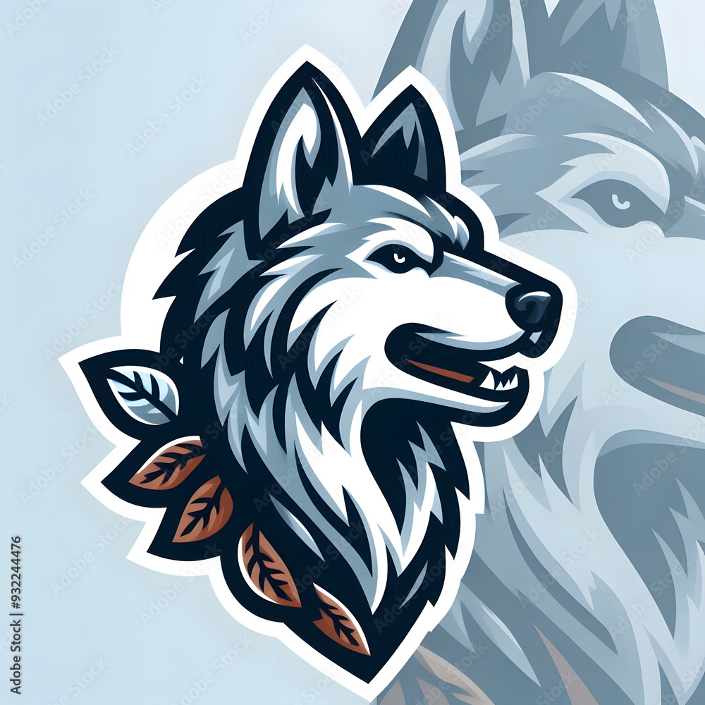 A Sophisticated and Elegant Wolf: The Logo that Combines High-Quality Craftsmanship and Modern Aesthetic A Sophisticated and Elegant Wolf: The Logo that Combines High-Quality Craftsmanship and Modern Aesthetic