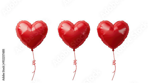 heart shaped balloons photo