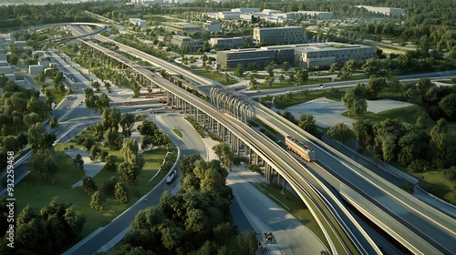 Innovative blueprint for infrastructure development showcasing key materials zoning and engineering techniques with a focus on expansion and scalability