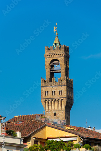 View of the architecture of the beautiful city of Florence in Italy