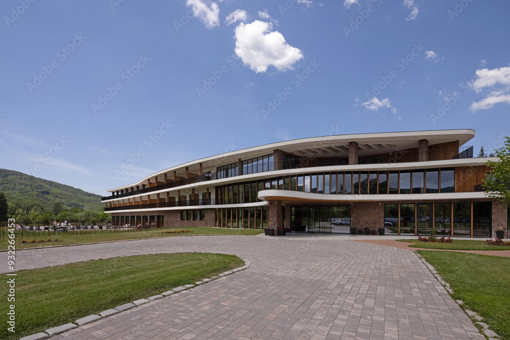 |New hotel outdoor entrance area |New hotel outdoor entrance area