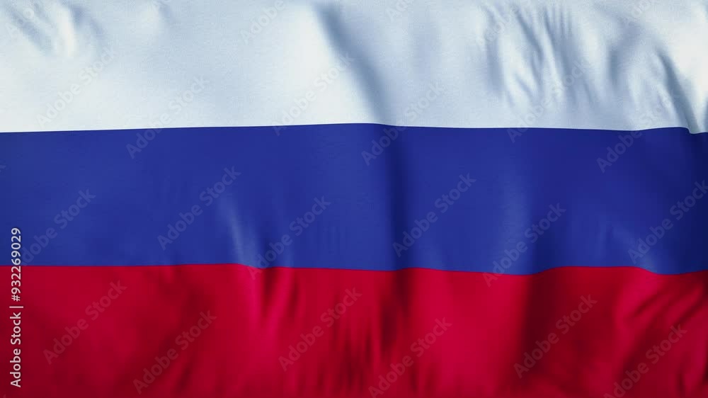 RUSSIA COUNTRY FLAG. A mesmerizing, ultra-slow-motion video of a high-quality flag gracefully waving in the wind, capturing every delicate ripple and fold in stunning detail. RUSSIA COUNTRY FLAG. A mesmerizing, ultra-slow-motion video of a high-quality flag gracefully waving in the wind, capturing every delicate ripple and fold in stunning detail.