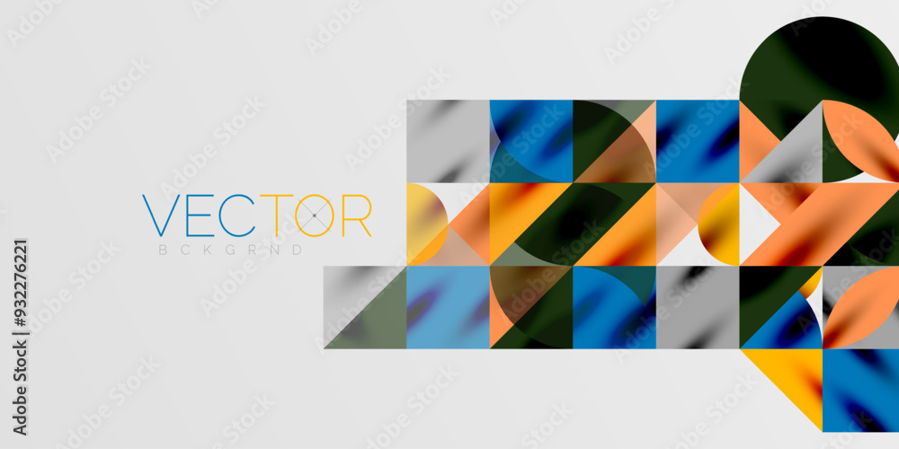 Triangles, round triangles and circles techno art. Vector Illustration For Wallpaper, Banner, Background, Card, Book Illustration, landing page Triangles, round triangles and circles techno art. Vector Illustration For Wallpaper, Banner, Background, Card, Book Illustration, landing page