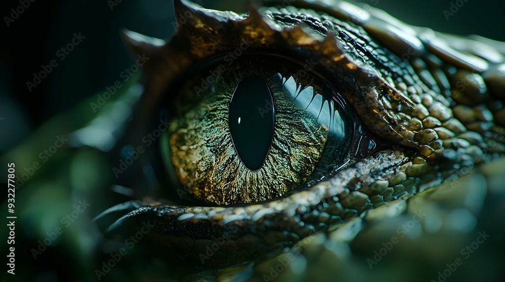 Close up of reptile eye Close up of reptile eye