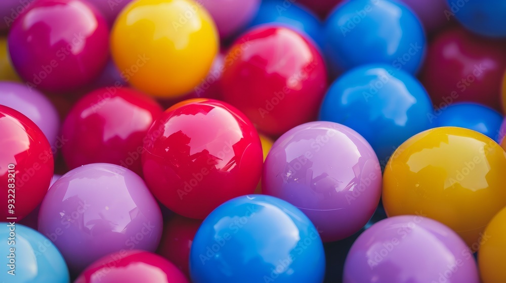 a close up of a bunch of different colored balls a close up of a bunch of different colored balls