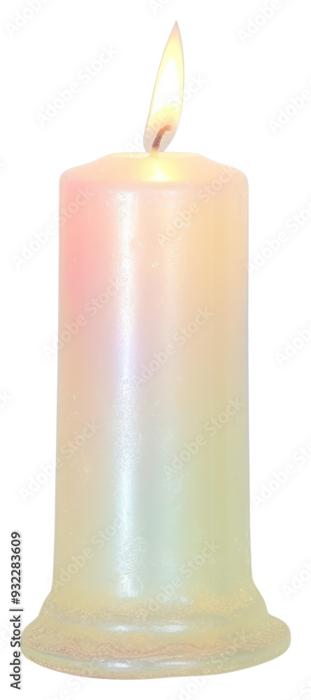 PNG Colorful glowing pillar candle PNG Colorful glowing pillar candle