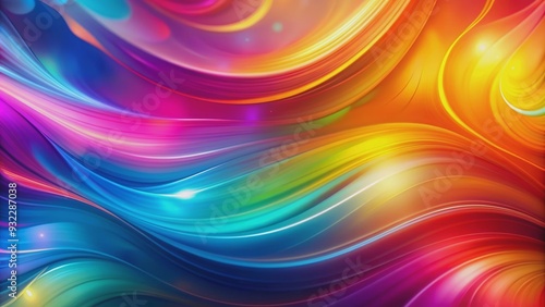 Wallpaper Mural Abstract background with vibrant colors and blurred shapes, abstract, background, colors, vibrant, design, artistic Torontodigital.ca