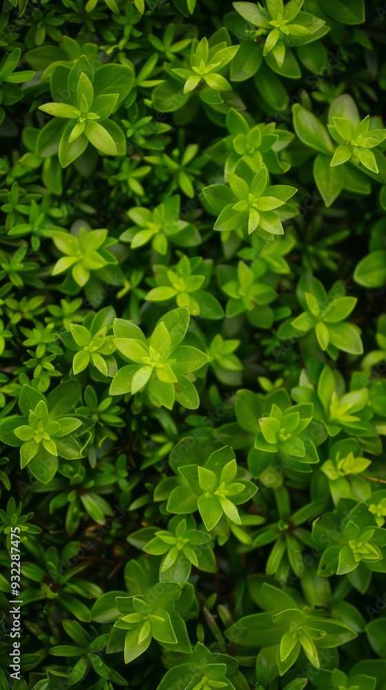 Tight Cluster Of Small Green Plants Tight Cluster Of Small Green Plants