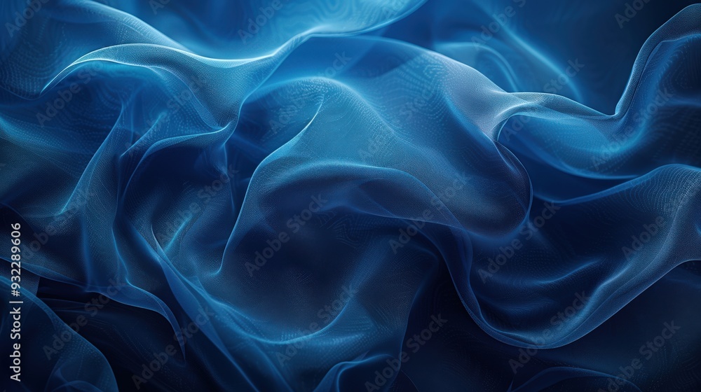Obraz premium Create a high-resolution vibrant blue abstract background featuring a textured fiber effect. Ensure the texture is dynamic and suitable for backgrounds, textiles, and creative designs