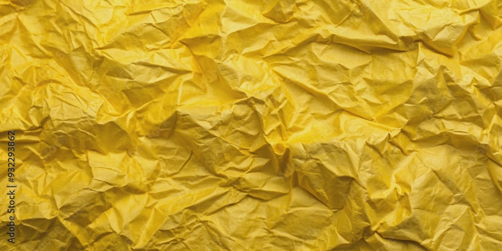 Yellow crinkled wrapping paper with a lot of texture, yellow, crinkled, wrapping paper, texture, background, template, gift wrap Yellow crinkled wrapping paper with a lot of texture, yellow, crinkled, wrapping paper, texture, background, template, gift wrap
