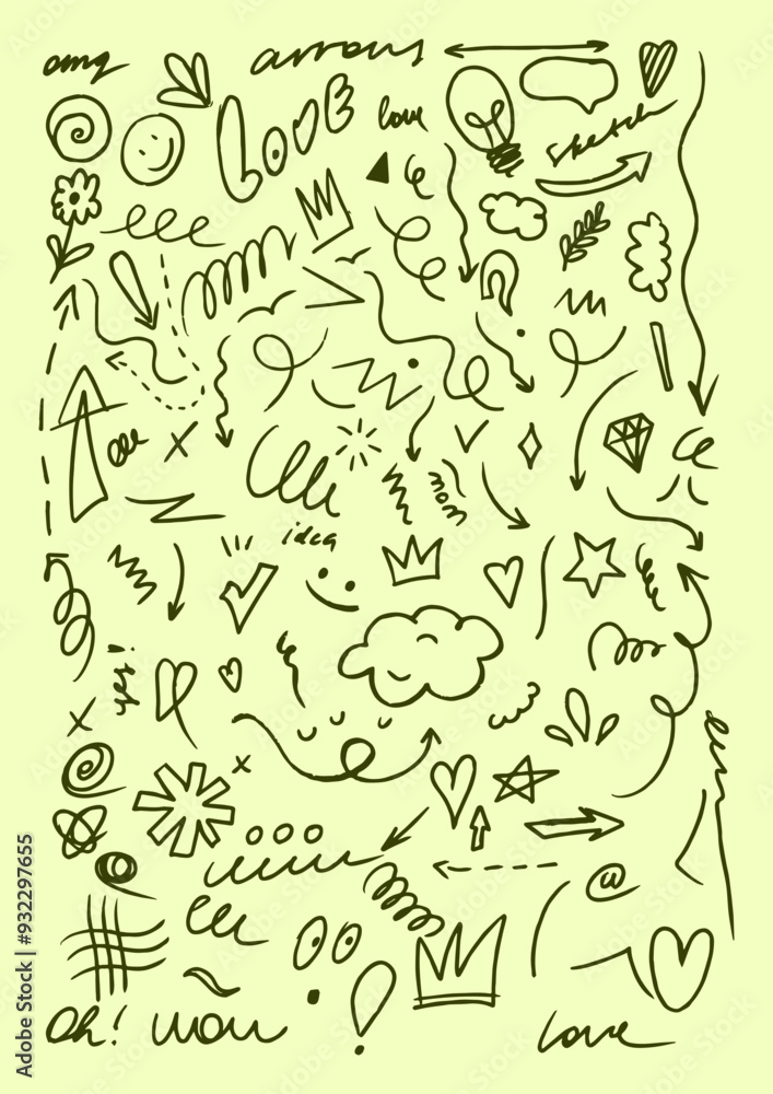 Hand drawn doodles, hearts, stars, arrows, love symbols, Valentine’s Day elements on a light bcakground. Hand drawn abstract scribbles and squiggles. Chalk. Charcoal graffiti doodle. Hand drawn doodles, hearts, stars, arrows, love symbols, Valentine’s Day elements on a light bcakground. Hand drawn abstract scribbles and squiggles. Chalk. Charcoal graffiti doodle.
